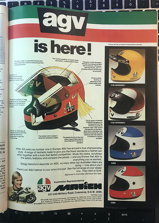 AGV ad 1979