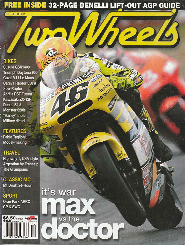 Valetnino rossi two wheels mag cover