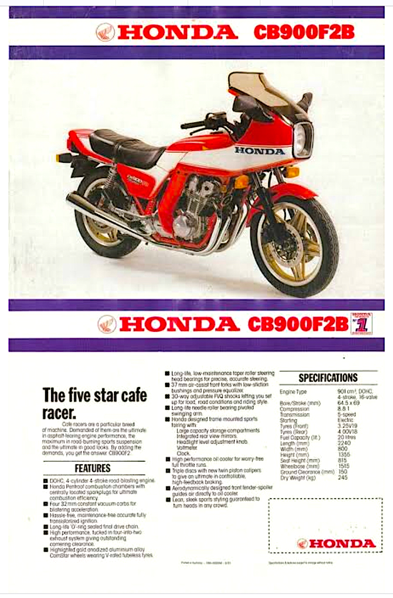 Honda
              CB900F2 B