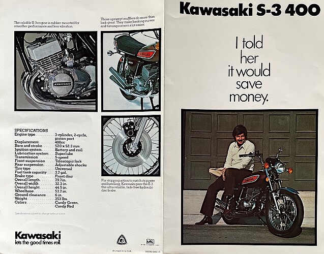 Kawasaki S3 400