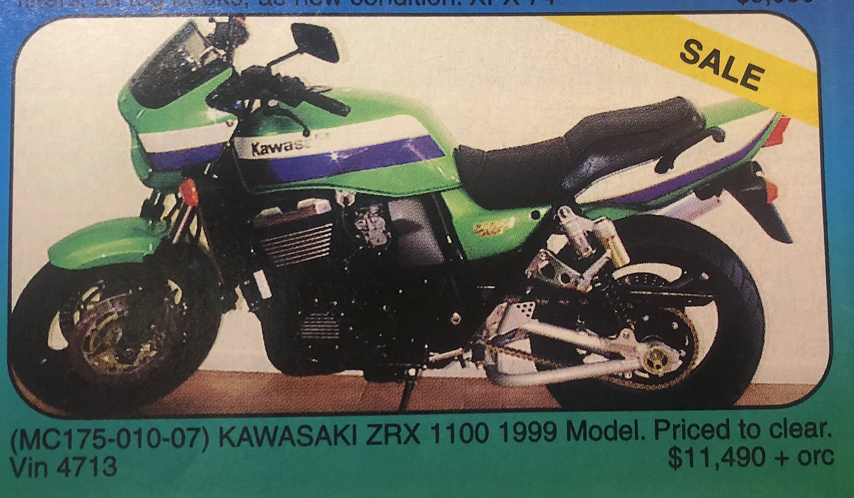 Kawasaki zrx1100r