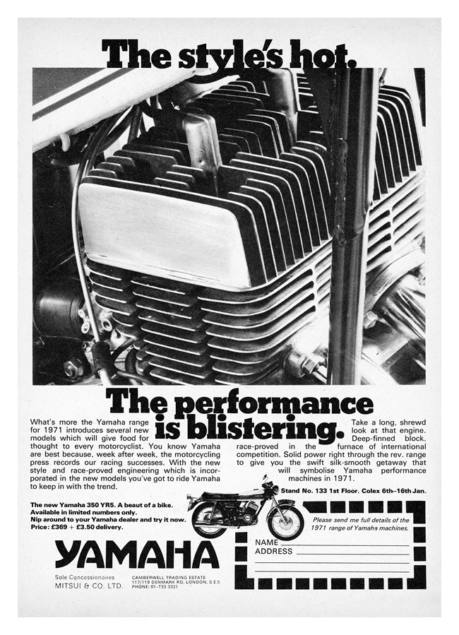 Yamaha YR5 ad