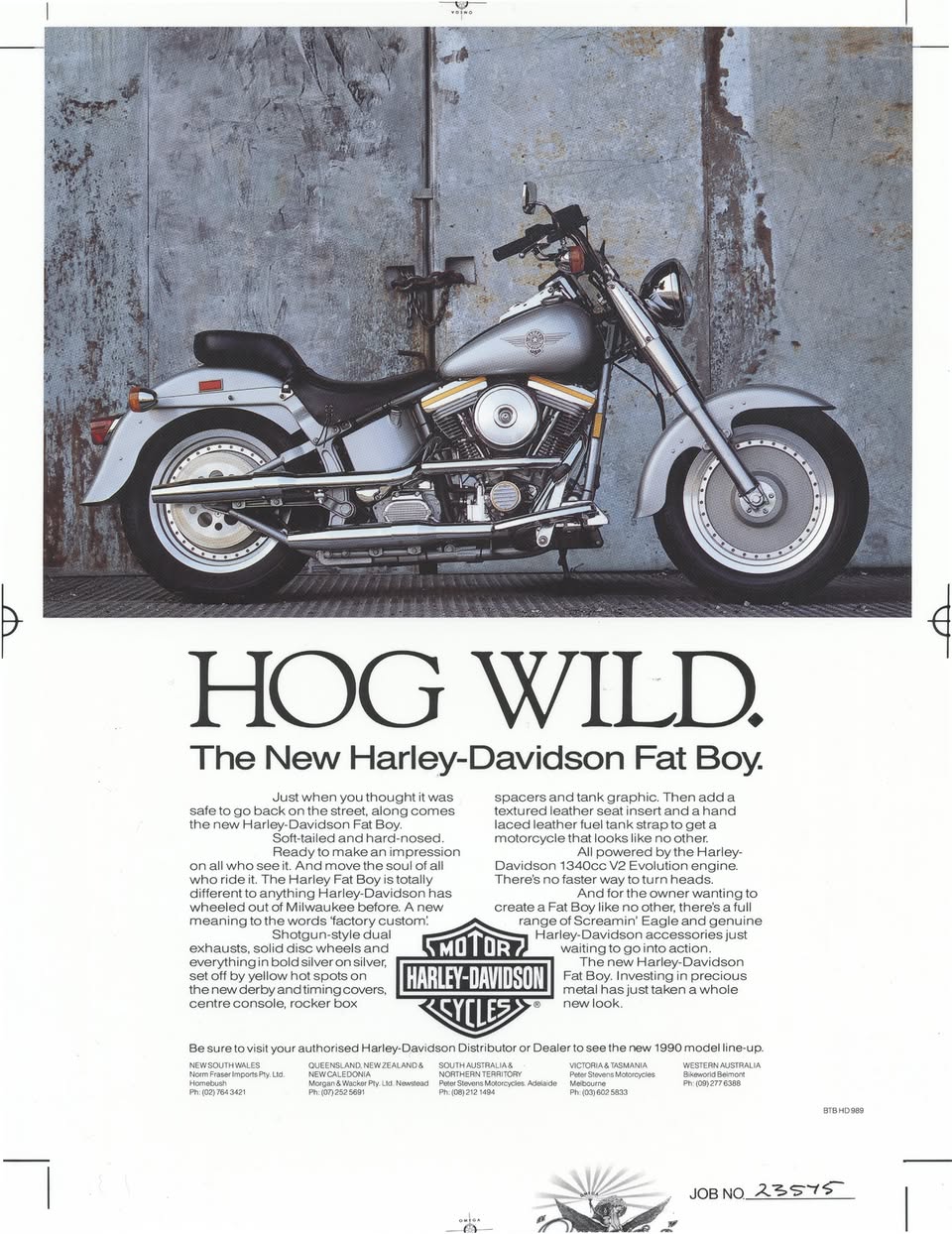 Harley-davidson fat boy