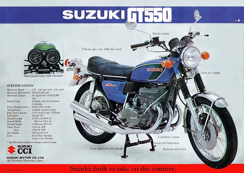 Suzuki GT550 1972