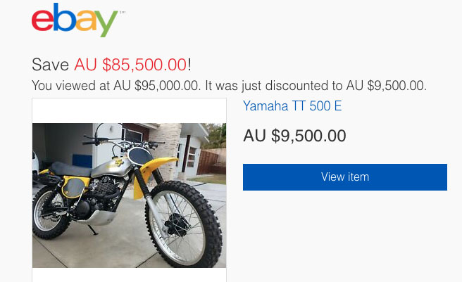 Yamaha TT500