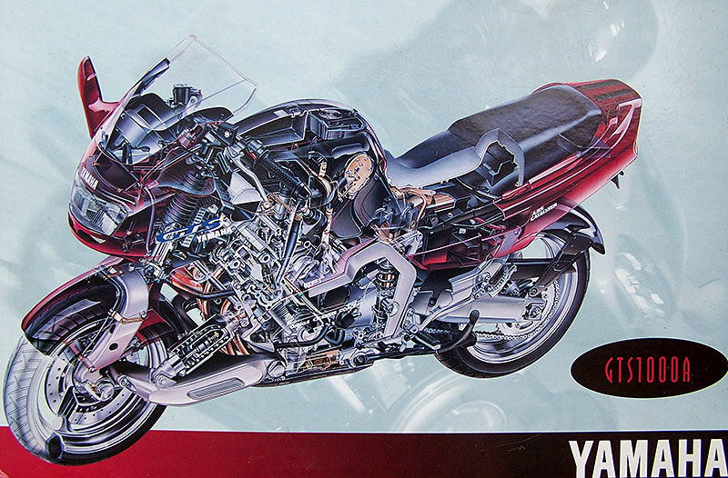 Yamaha GTS1000 cutaway