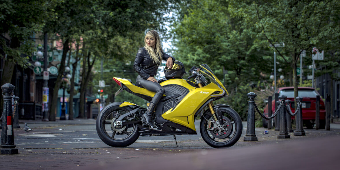 Amber
                    Spencer - Damon motorcycles