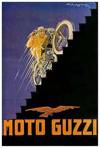 Moto Guzzi poster 1925