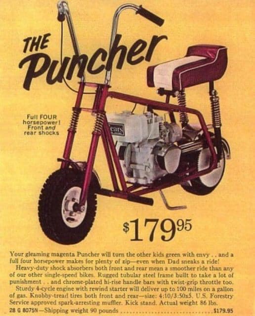 Puncher minibike