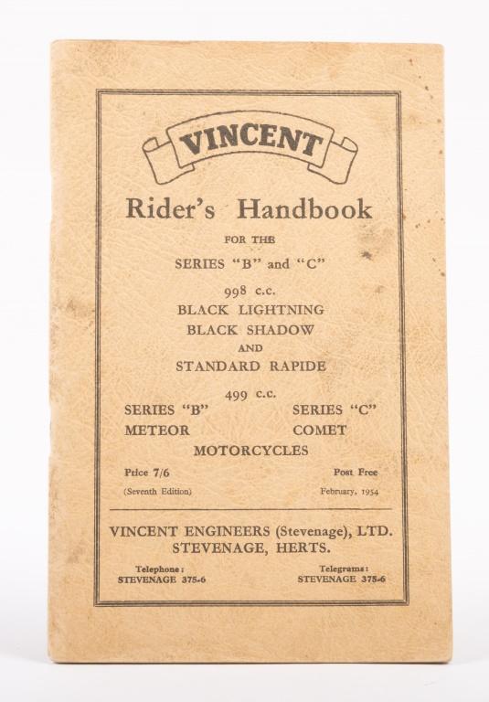 vincent owner manual