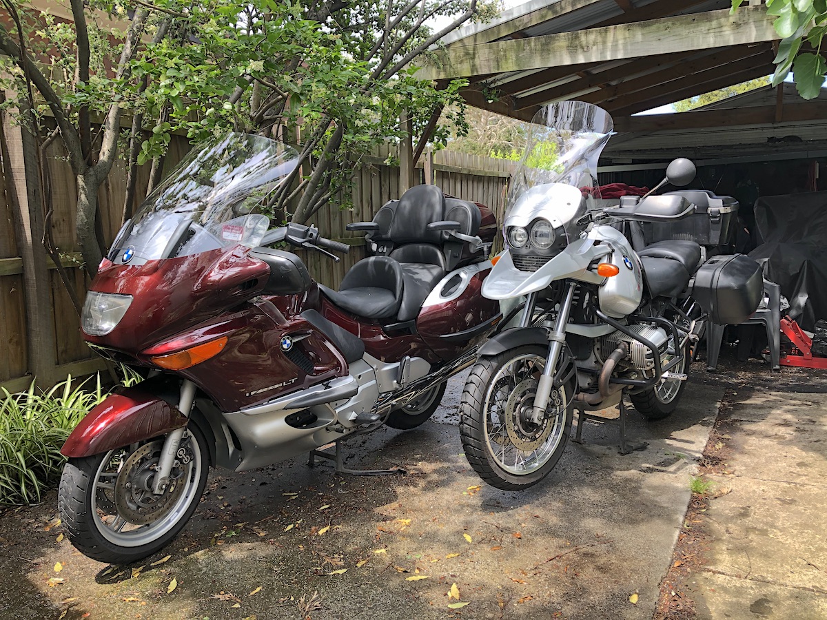 BMW K1200lT and R1150GS