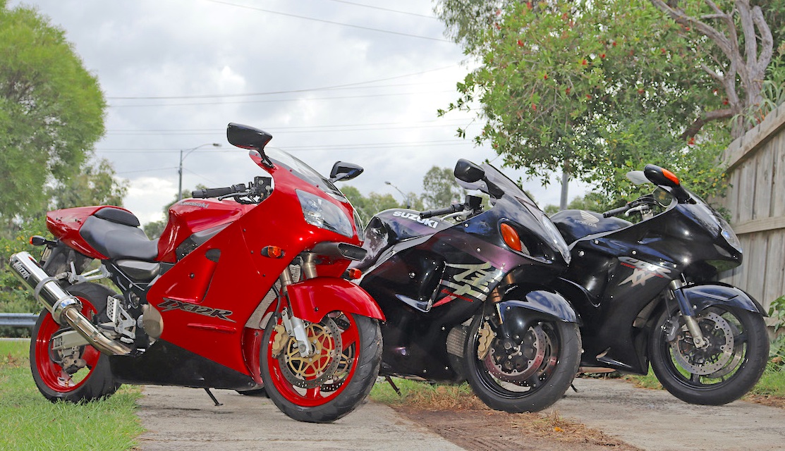 kawasaki
              zx-12r Honda blackbird suzuki hayabusa