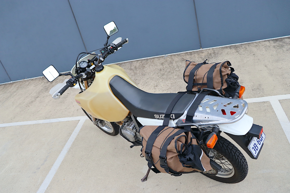 Suzuki
              DR650SE Andy Strapz bags