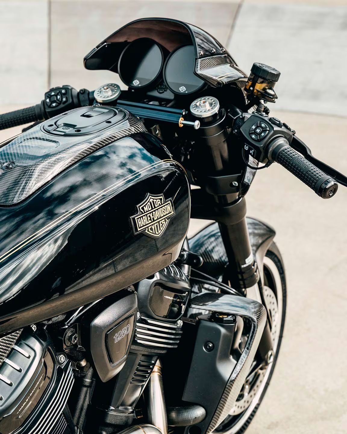 Harley RMCR cafe racer