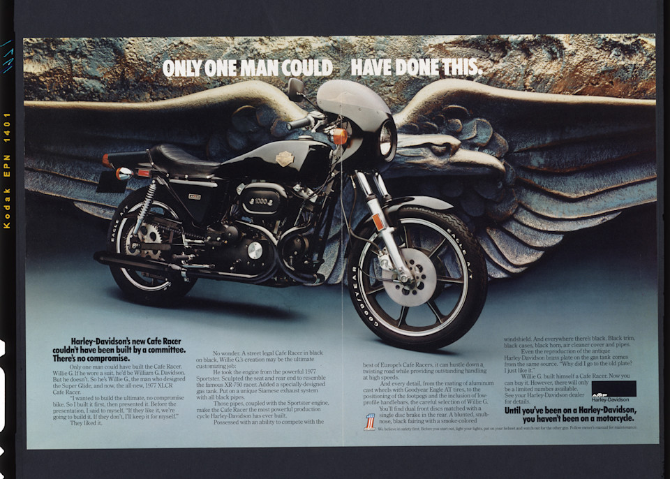 Harley XLCR ad