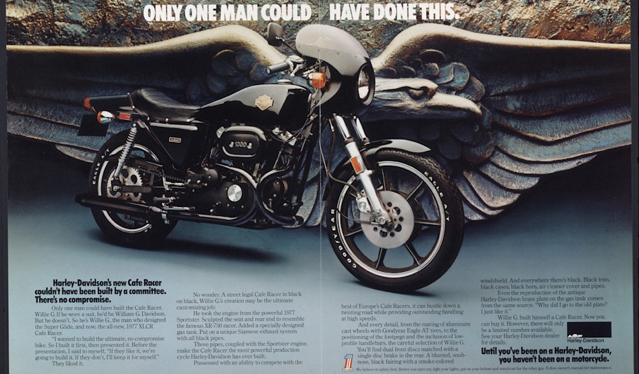 Harley XLCR ad