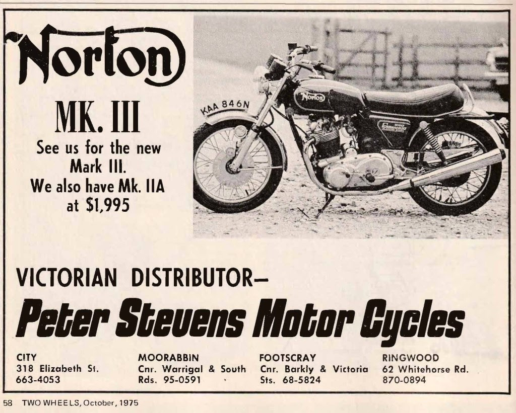 norton commando peter stevens