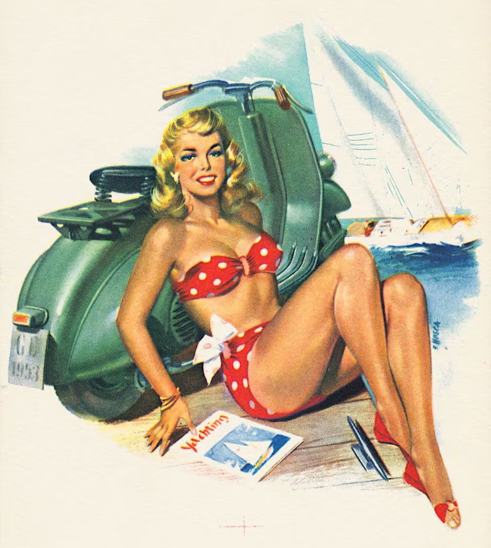 vespa
              1950s poster